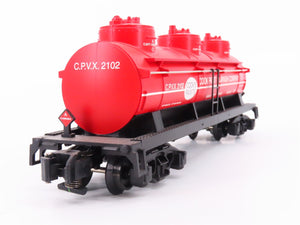 S Scale American Flyer 6-48228 CPVX NASG 2002 Cook Paint 3 Dome Tankcar #2102