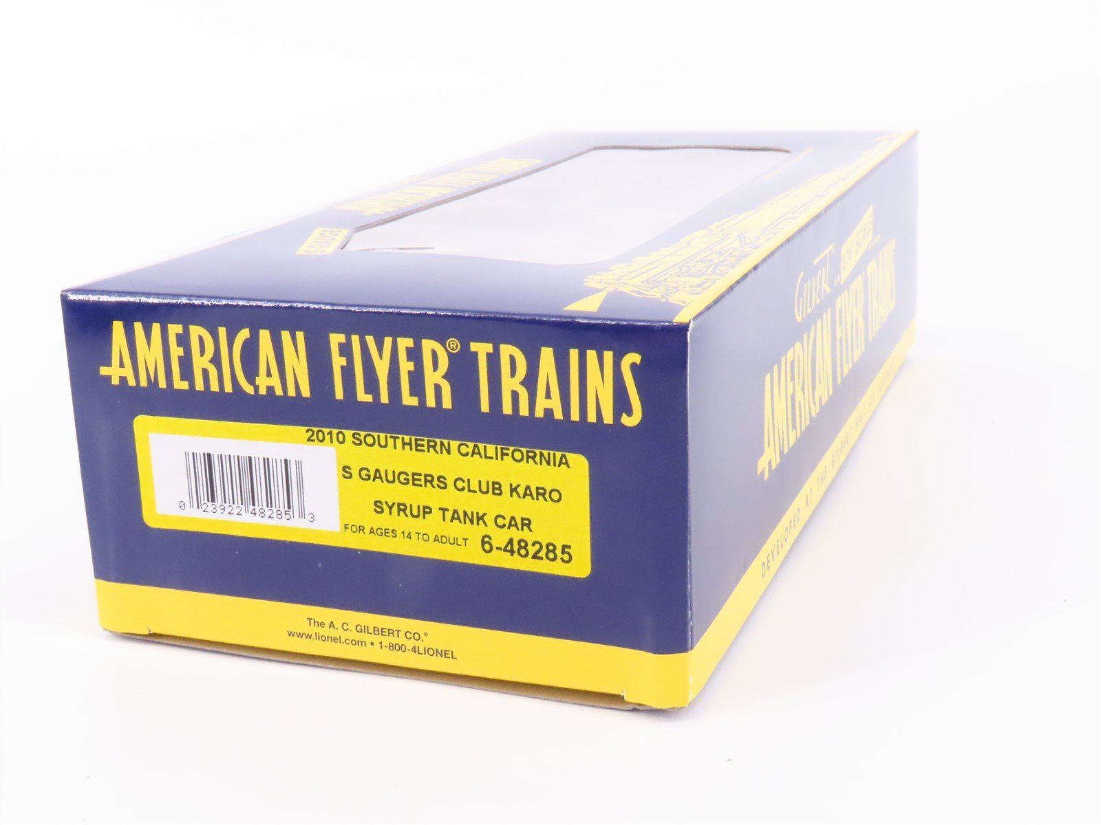 S American Flyer 6-48285 2010 Southern California Club Karo Syrup Tankcar #33212