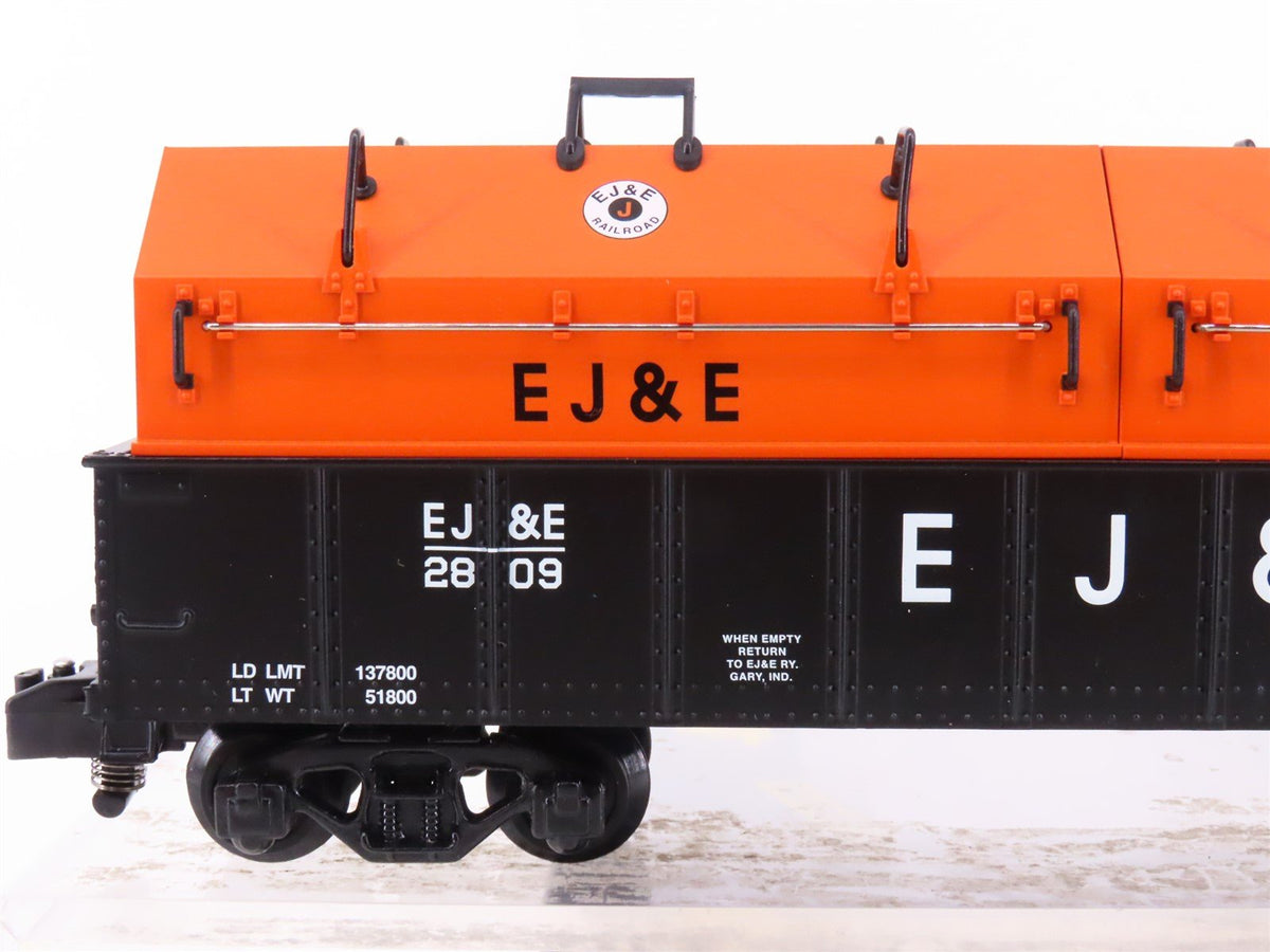 S American Flyer 6-48284 NASG 2009 EJ&amp;E Railroad Gondola #2809 w/ Coil Covers