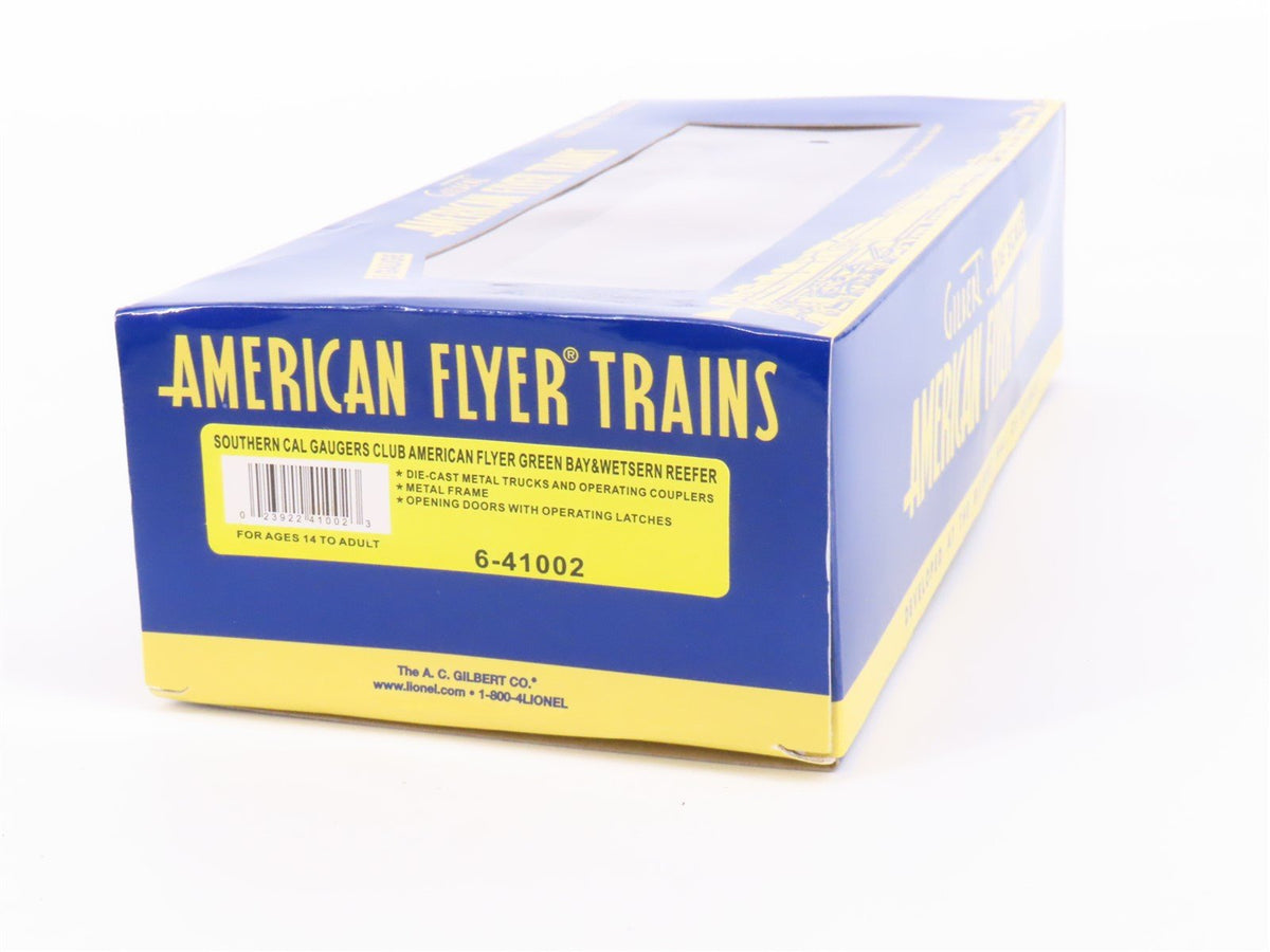 S Scale American Flyer 6-41002 SCSGC WRX Green Bay &amp; Western Reefer #526