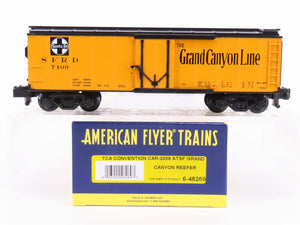 S Scale American Flyer 6-48269 TCA 2009 SFRD Santa Fe Grand Canyon Reefer #7409