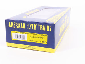 S Scale American Flyer 6-48269 TCA 2009 SFRD Santa Fe Grand Canyon Reefer #7409