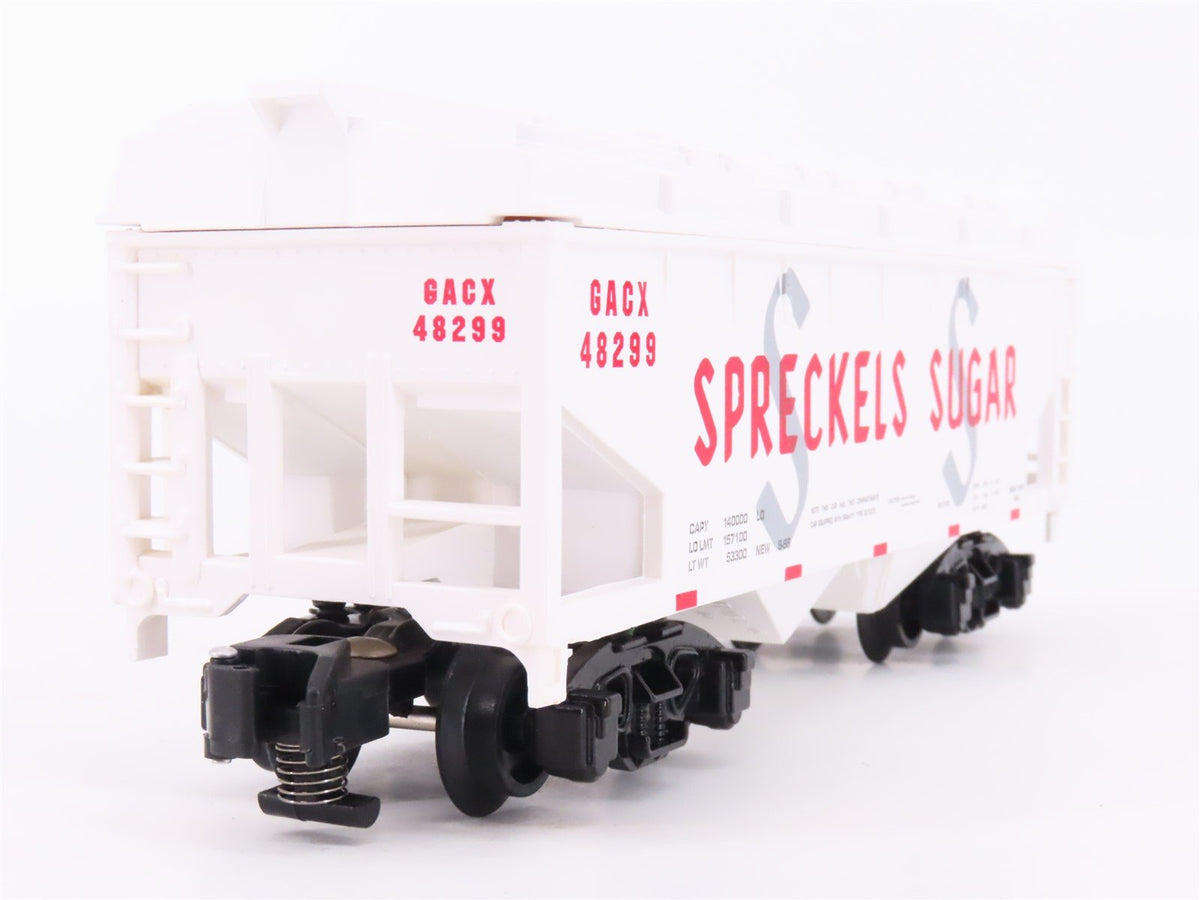 S Scale American Flyer 6-48299 TCA 2013 GACX Spreckels Sugar 2-Bay Hopper #48299