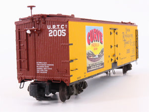 S Scale Showcase URTC Curve Premium Beer Wood Reefer Car #2005