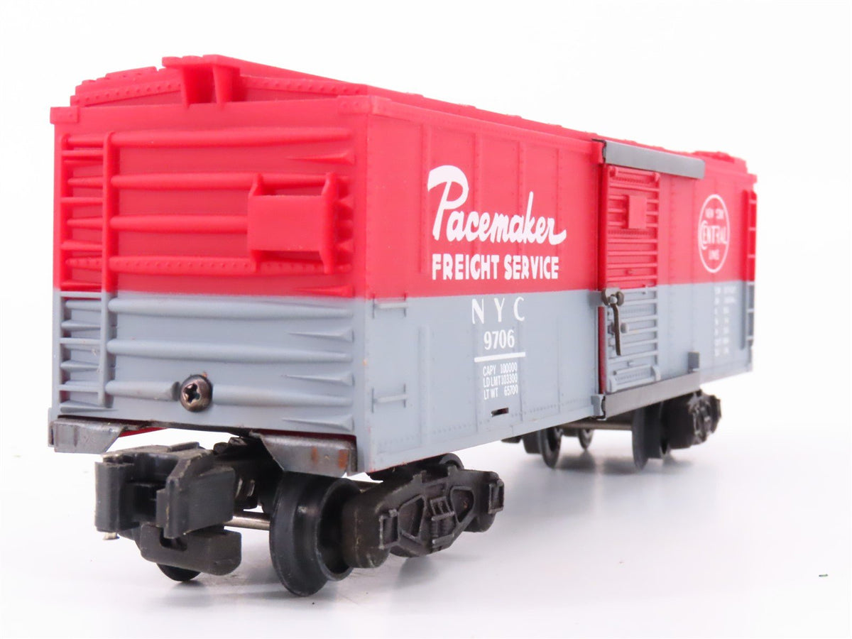 S Scale American Flyer 4-9706 NYC New York Central &quot;Pacemaker&quot; Box Car #9706