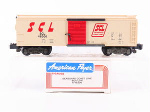 S Scale American Flyer 6-48306 SCL Seaboard Coast Line Boxcar #48306