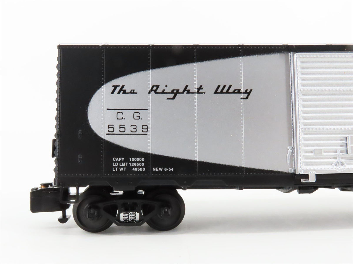 S Scale American Models 1147 CG Central of Georgia Railroad 40&#39; Box Car #5539