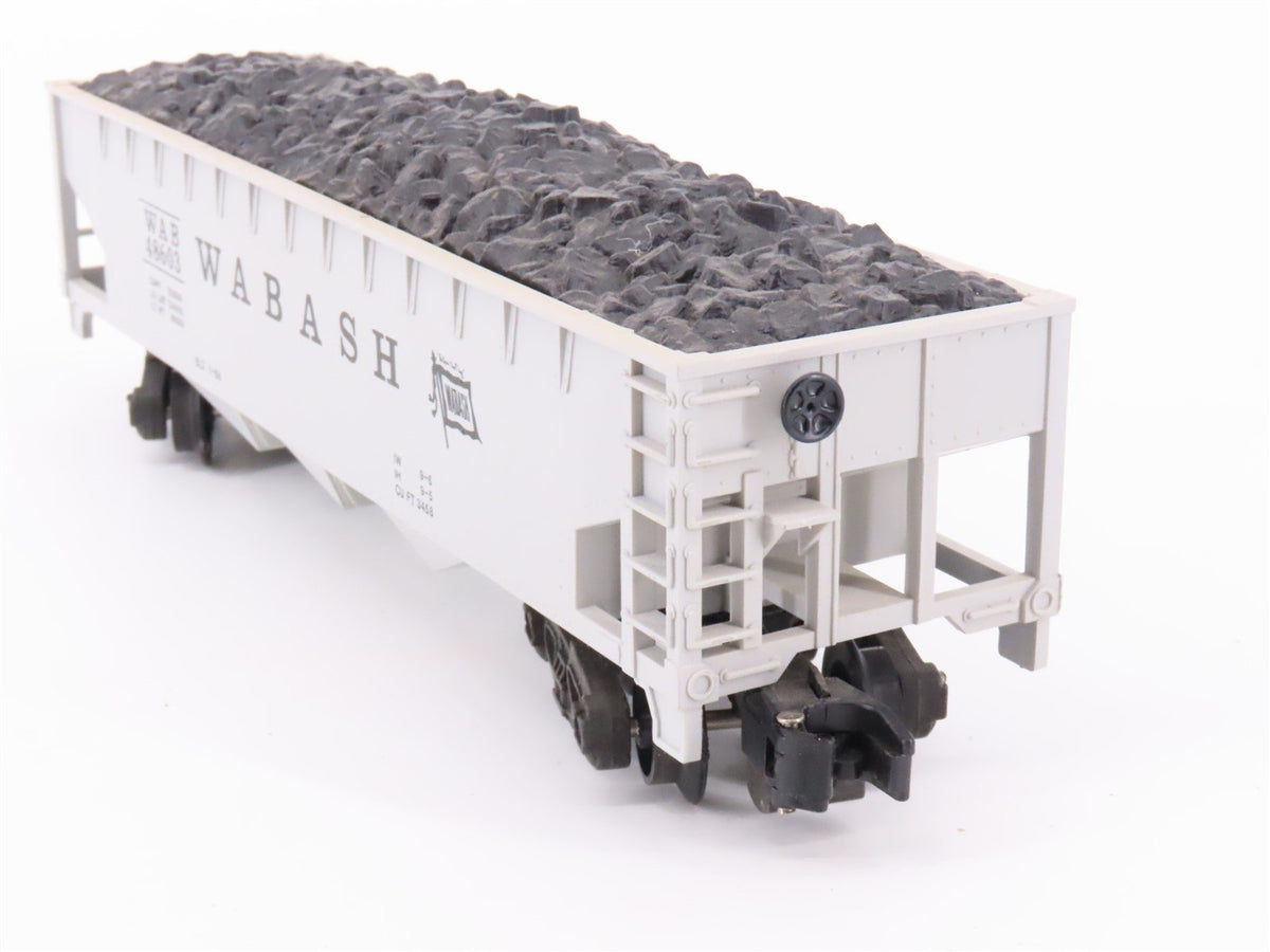 S Scale American Flyer 6-48603 WAB Wabash 3-Bay Open Hopper Car #48603