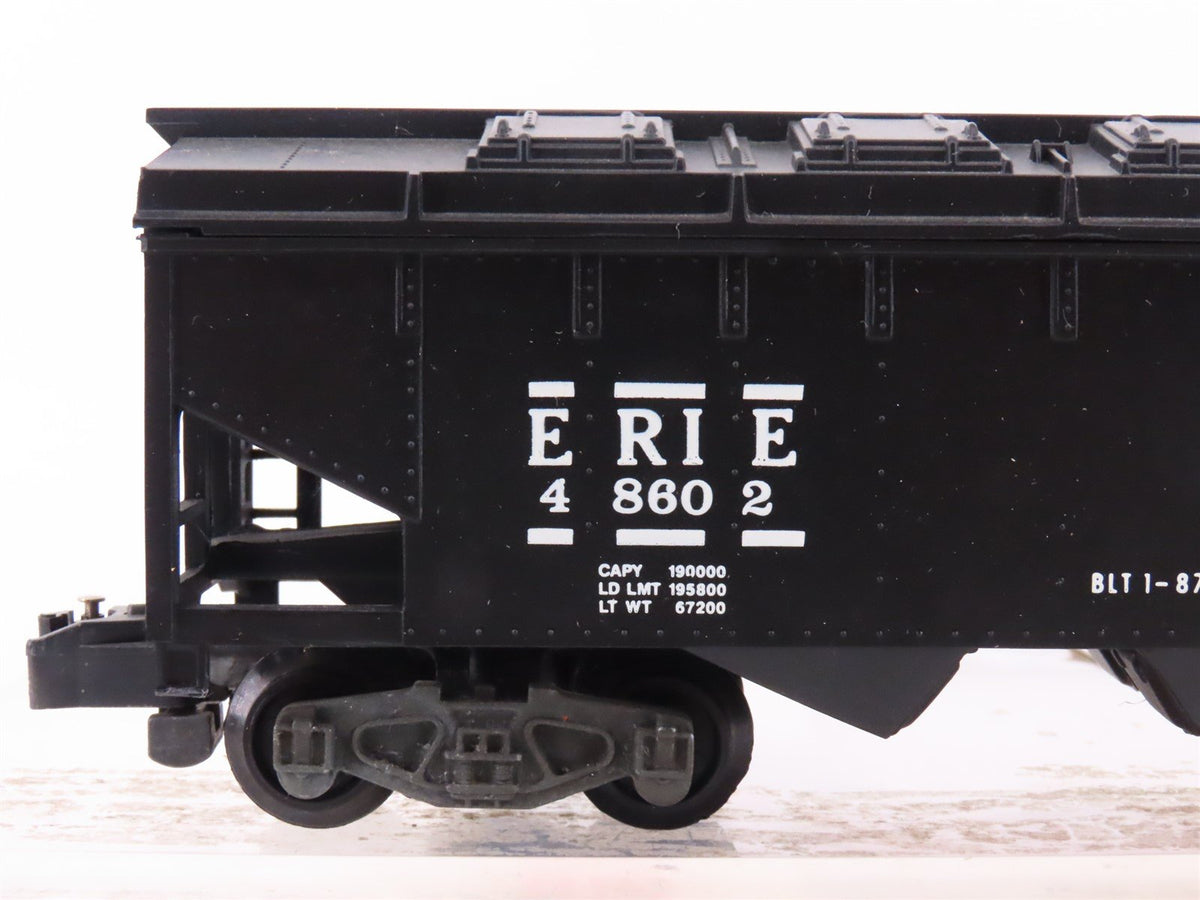 S Scale American Flyer 6-48602 ERIE Railway 2-Bay Open Hopper Car #48602