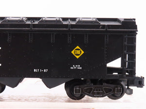 S Scale American Flyer 6-48602 ERIE Railway 2-Bay Open Hopper Car #48602