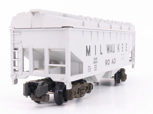 S Scale American Flyer 6-48604 MILW Milwaukee Road 2-Bay Hopper #48604