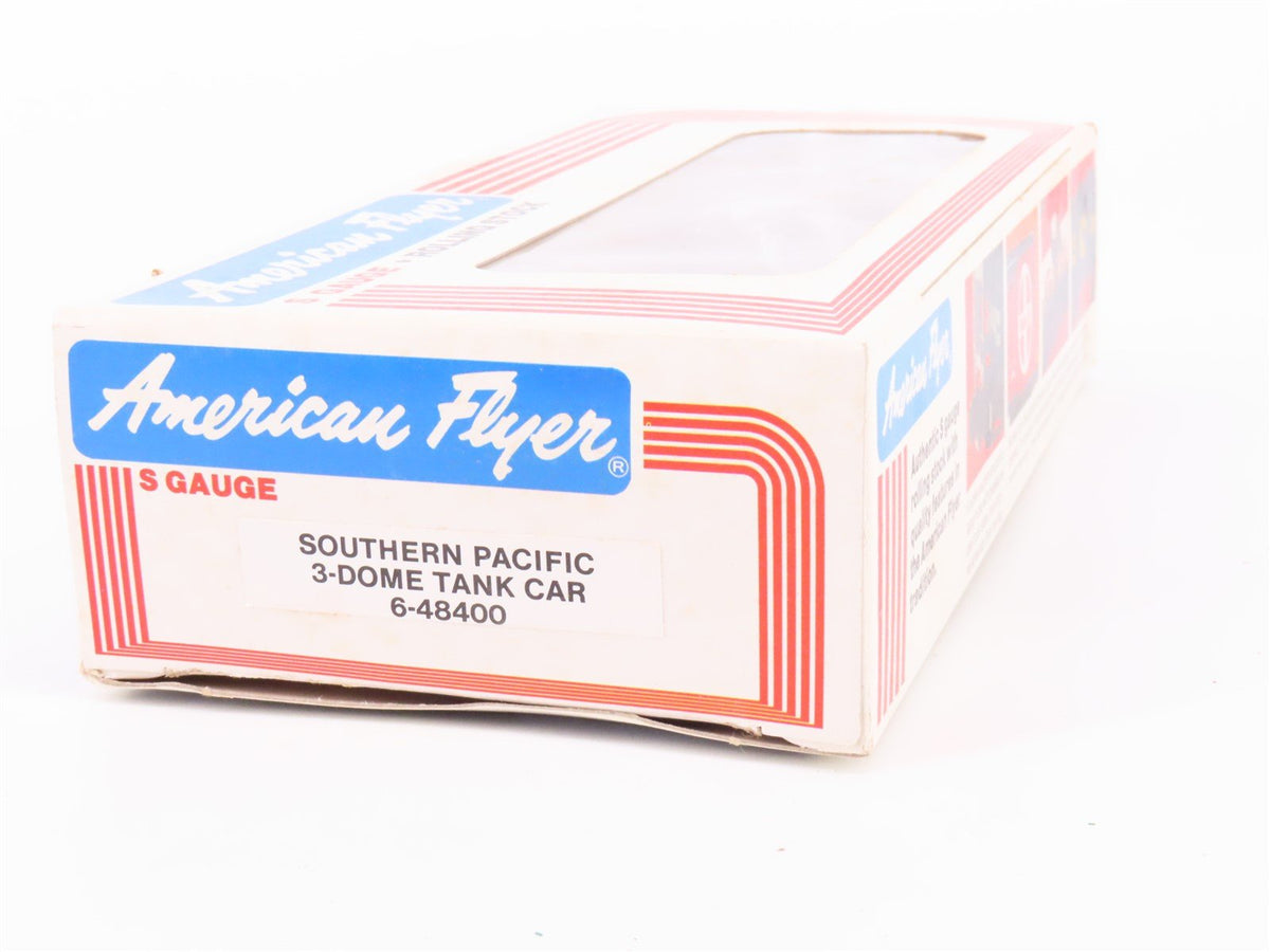 S Scale American Flyer 6-48400 SP Southern Pacific 3 Dome Tankcar #48400