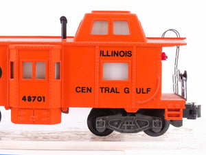 S Scale American Flyer 6-48701 IC Illinois Central Lighted Caboose #48701