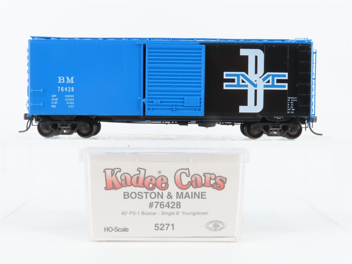 HO Scale Kadee 5271 B&amp;M Boston &amp; Maine 40&#39; PS-1 Boxcar #76428