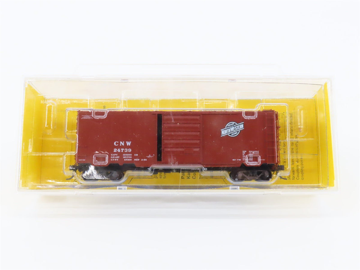 HO Scale Kadee 5205 CNW Chicago Northwestern 40&#39; PS-1 Boxcar #24739 Sealed