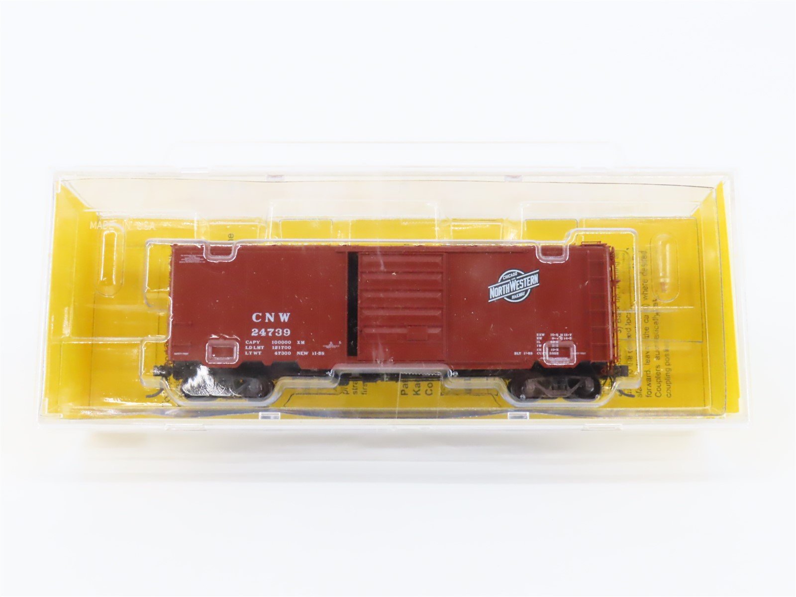 HO Scale Kadee 5205 CNW Chicago Northwestern 40' PS-1 Boxcar #24739 Sealed