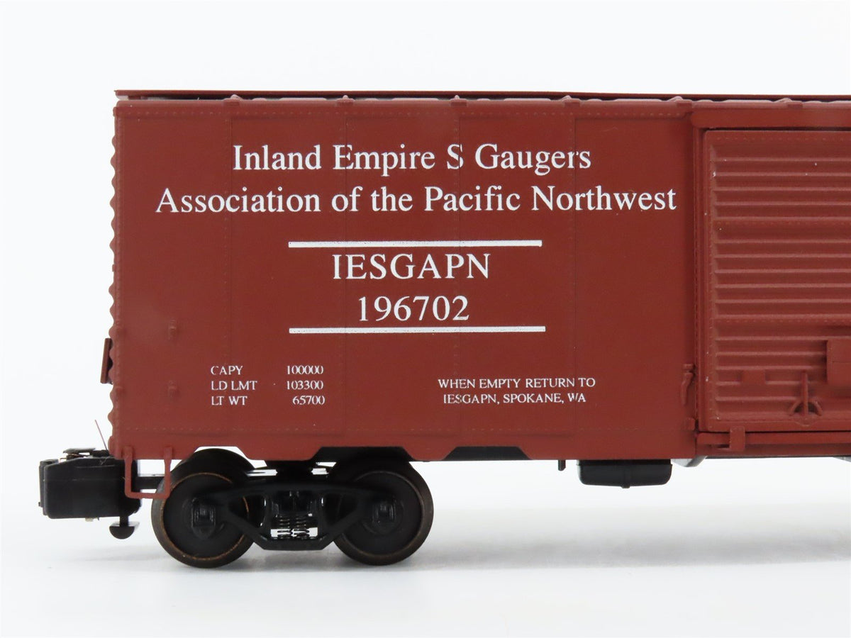 S Scale American Models IESGAPN 35th Anniversary 1967-2002 40&#39; Box Car #196702