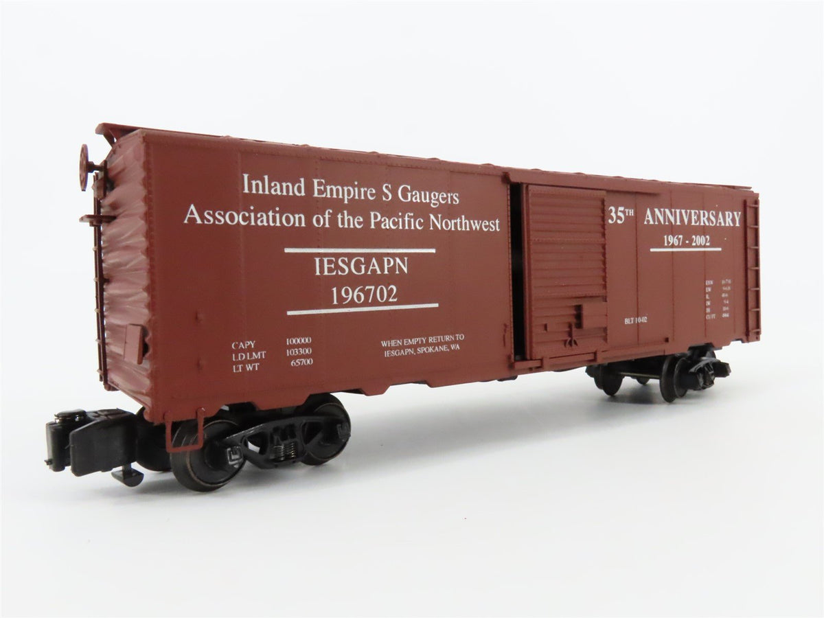 S Scale American Models IESGAPN 35th Anniversary 1967-2002 40&#39; Box Car #196702