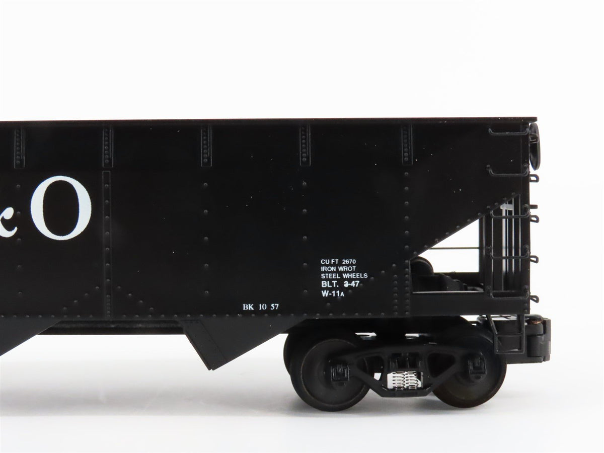 S Scale American Models 3368 B&amp;O Baltimore &amp; Ohio Railroad 3-Bay Hopper #453081