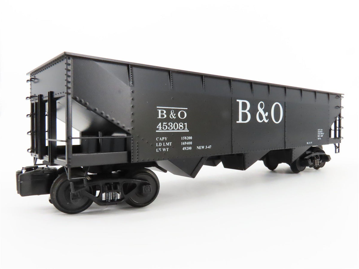 S Scale American Models 3368 B&amp;O Baltimore &amp; Ohio Railroad 3-Bay Hopper #453081