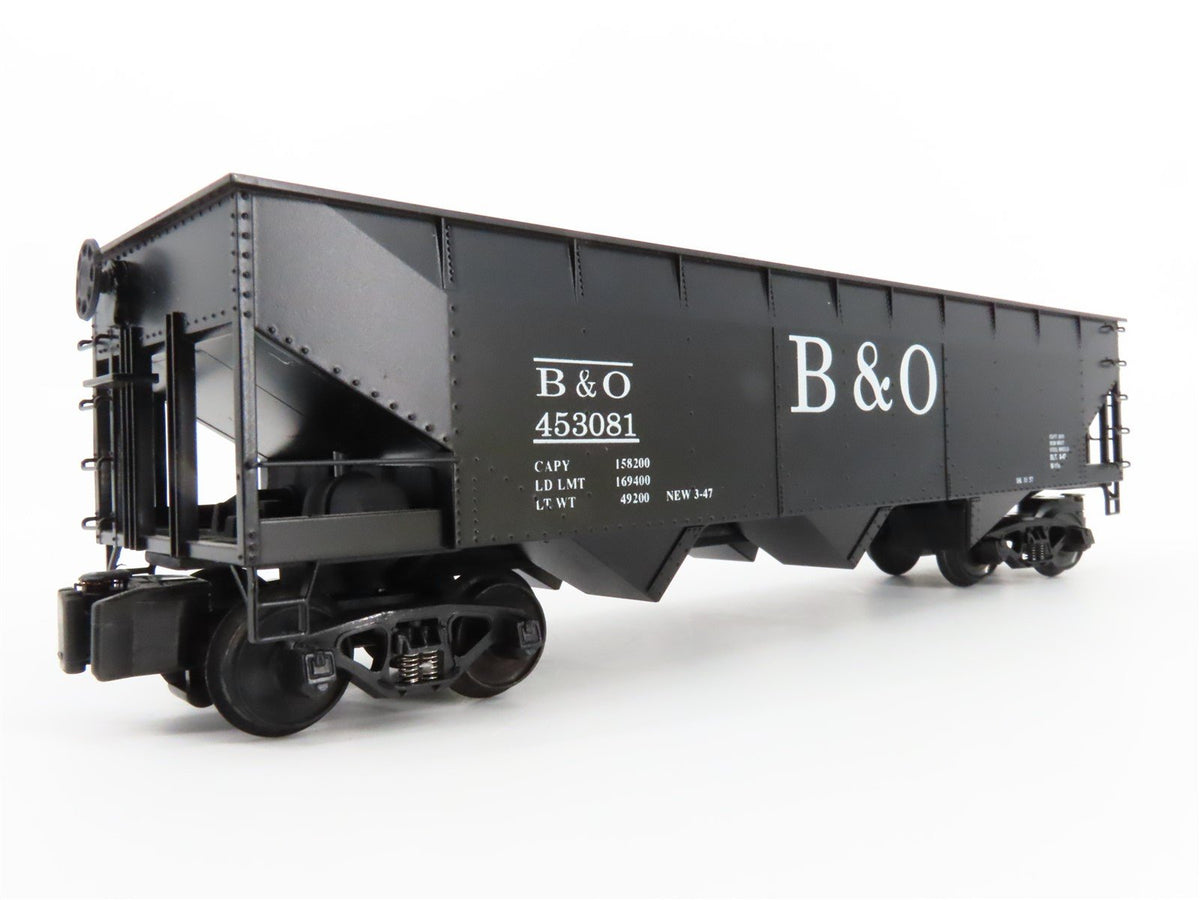 S Scale American Models 3368 B&amp;O Baltimore &amp; Ohio Railroad 3-Bay Hopper #453081