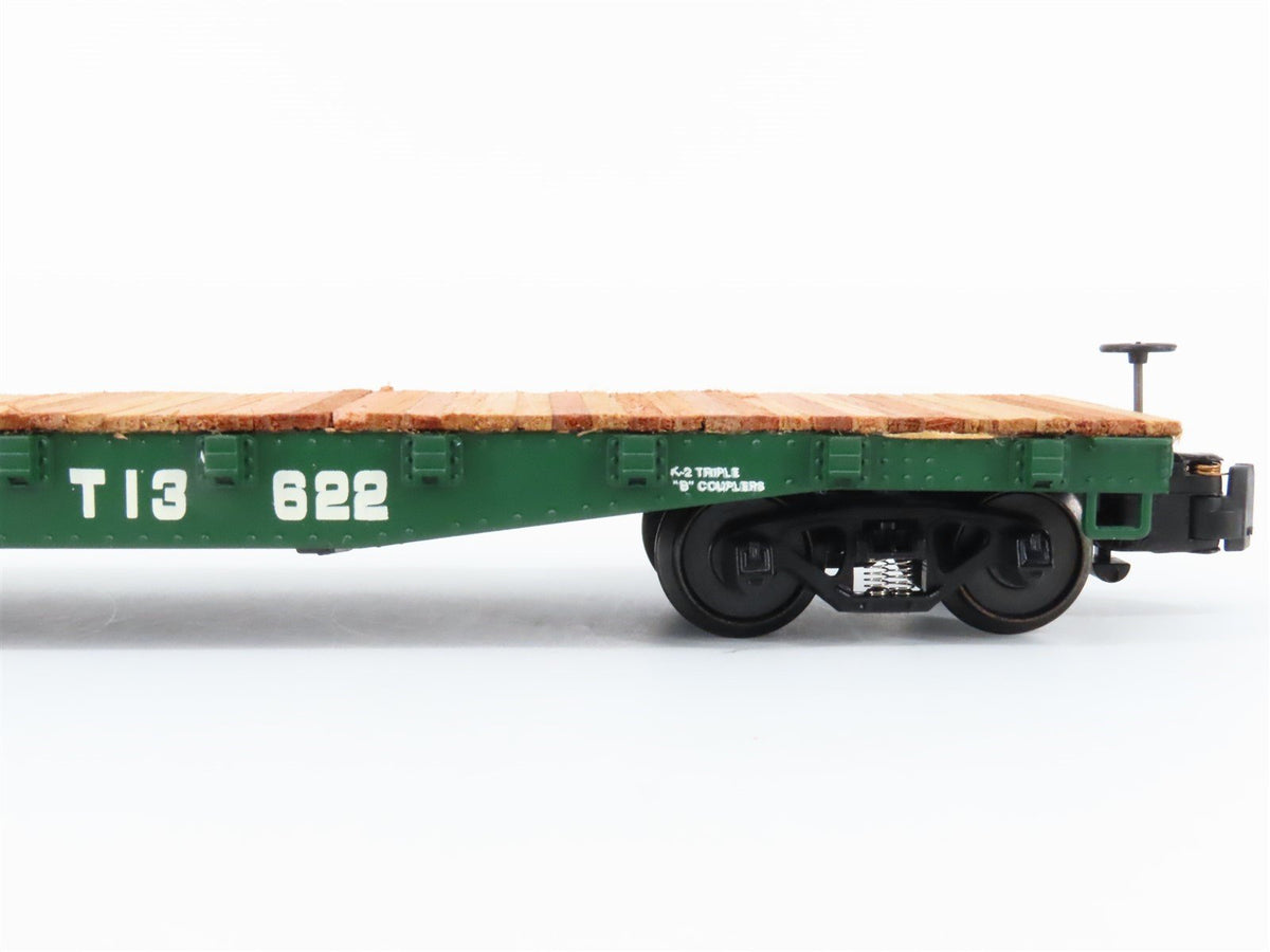 S Scale American Models 6026 MKT Katy Railroad 46&#39; Flat Car #13622