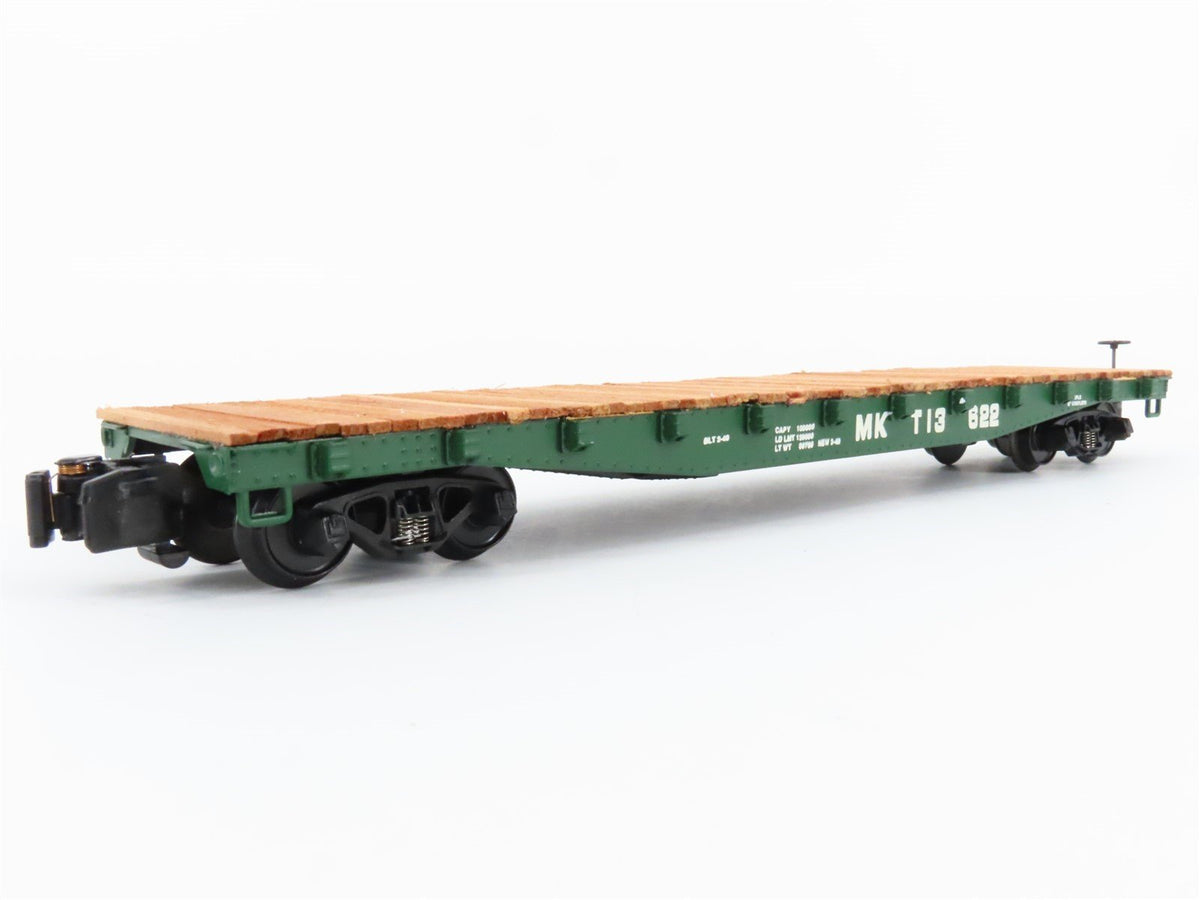 S Scale American Models 6026 MKT Katy Railroad 46&#39; Flat Car #13622