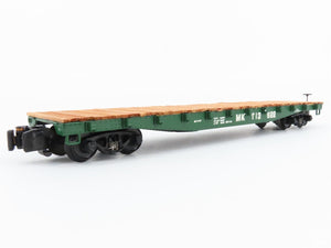 S Scale American Models 6026 MKT Katy Railroad 46' Flat Car #13622