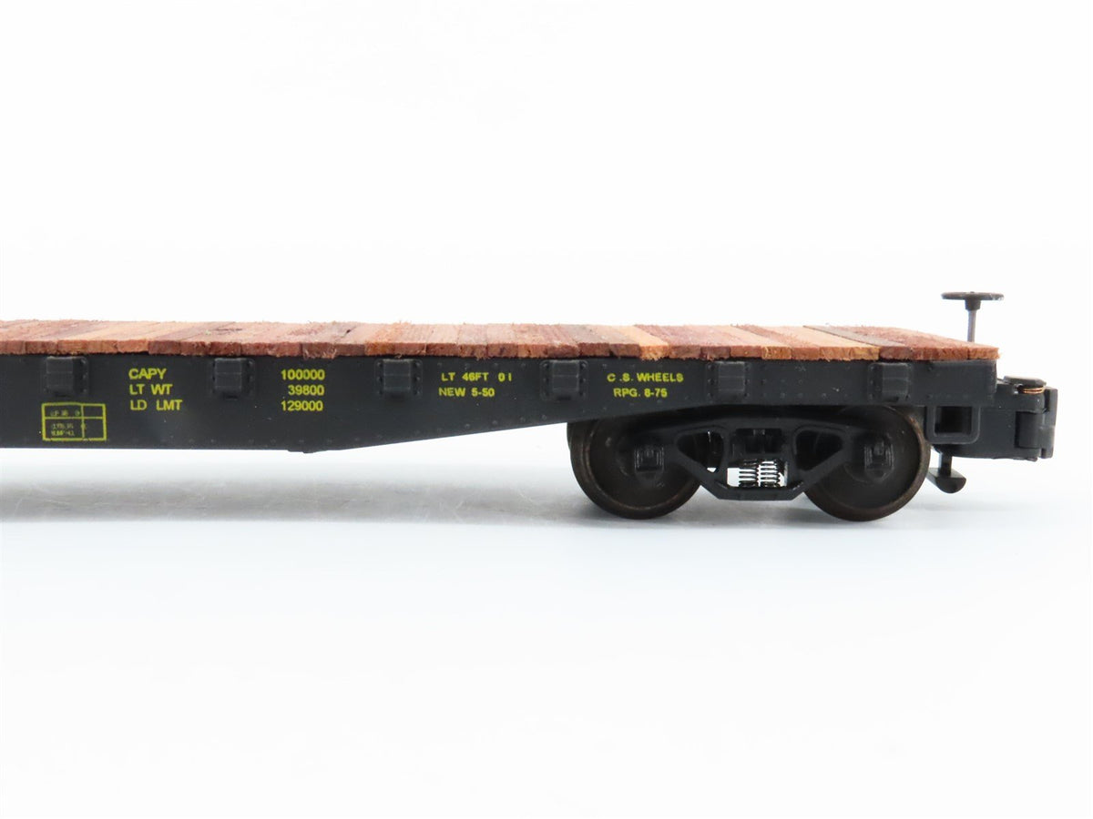 S Scale American Models 6007 CSXT 46&#39; Flat Car #106493