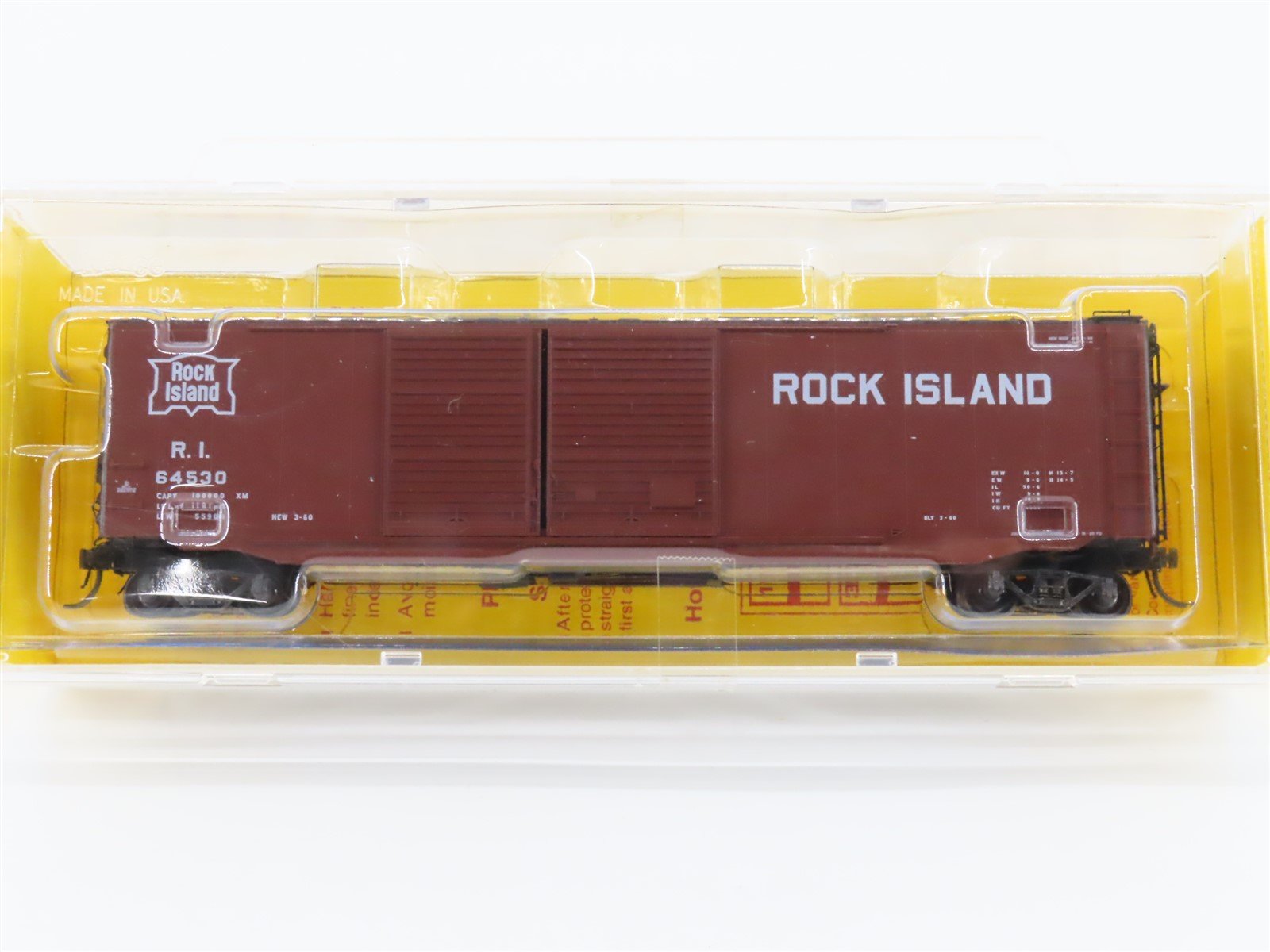 HO Scale Kadee 6713 RI Rock Island 50' PS-1 Boxcar #64530 Sealed