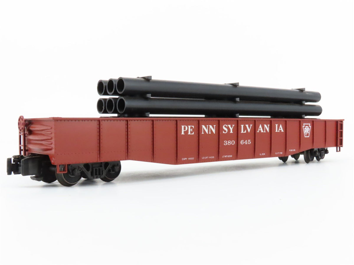 S Scale American Models 4404 PRR Pennsylvania 52&#39; Gondola #380645 w/ Load