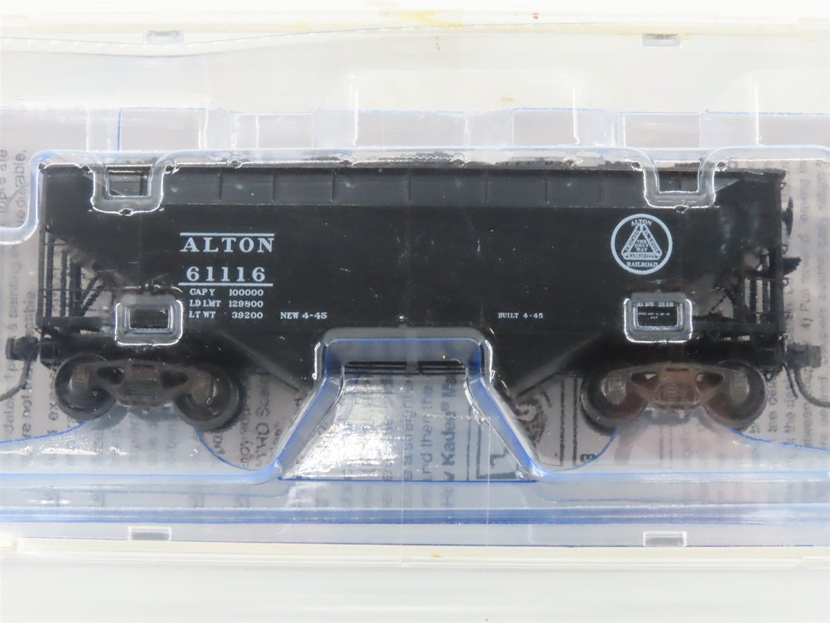HO Scale Kadee 7513 Alton Railway 50-Ton AAR 2-Bay Hopper Car #61116 Sealed