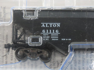HO Scale Kadee 7513 Alton Railway 50-Ton AAR 2-Bay Hopper Car #61116 Sealed