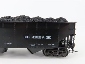 HO Scale Kadee 7510 GM&O Gulf Mobile & Ohio 50-Ton 2-Bay Hopper #32633 w/ Load