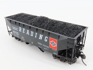 HO Scale Kadee 7010 RDG Reading 50-Ton 2-Bay Hopper Car #86008 w/ Load