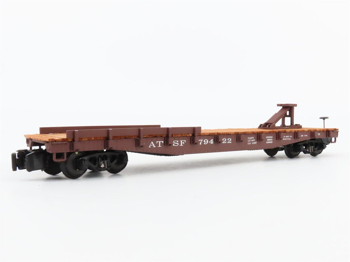 S Scale American Models 6018 ATSF Santa Fe Railroad Flat Car #79422