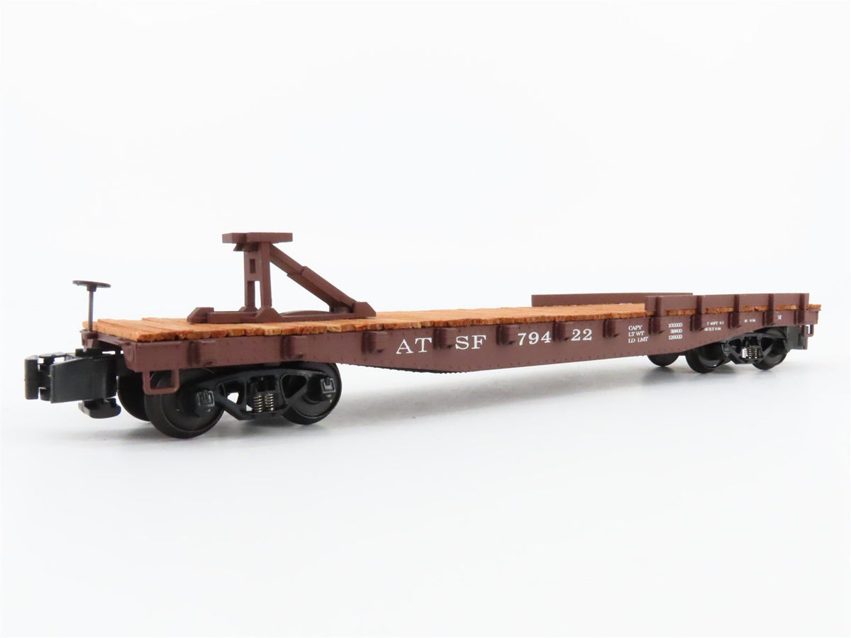 S Scale American Models 6018 ATSF Santa Fe Railroad Flat Car #79422