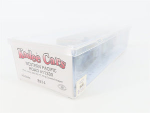 HO Scale Kadee 8214 WP Western Pacific Covered 2-Bay Hopper Car #11330 Sealed