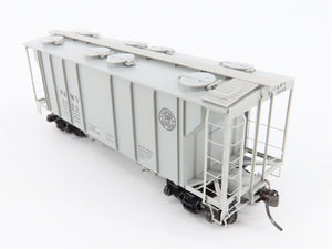 HO Scale Kadee 8632 P&WV Railway Covered 2-Bay Hopper Car #1955