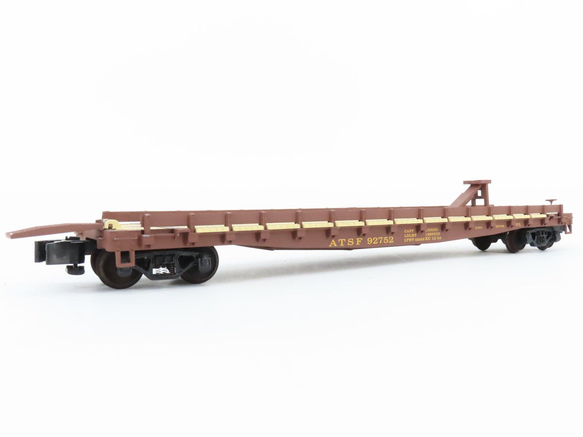 S Scale S-Helper Service Showcase Line 00300-7 ATSF Flat Car #92752 w/ Trailer