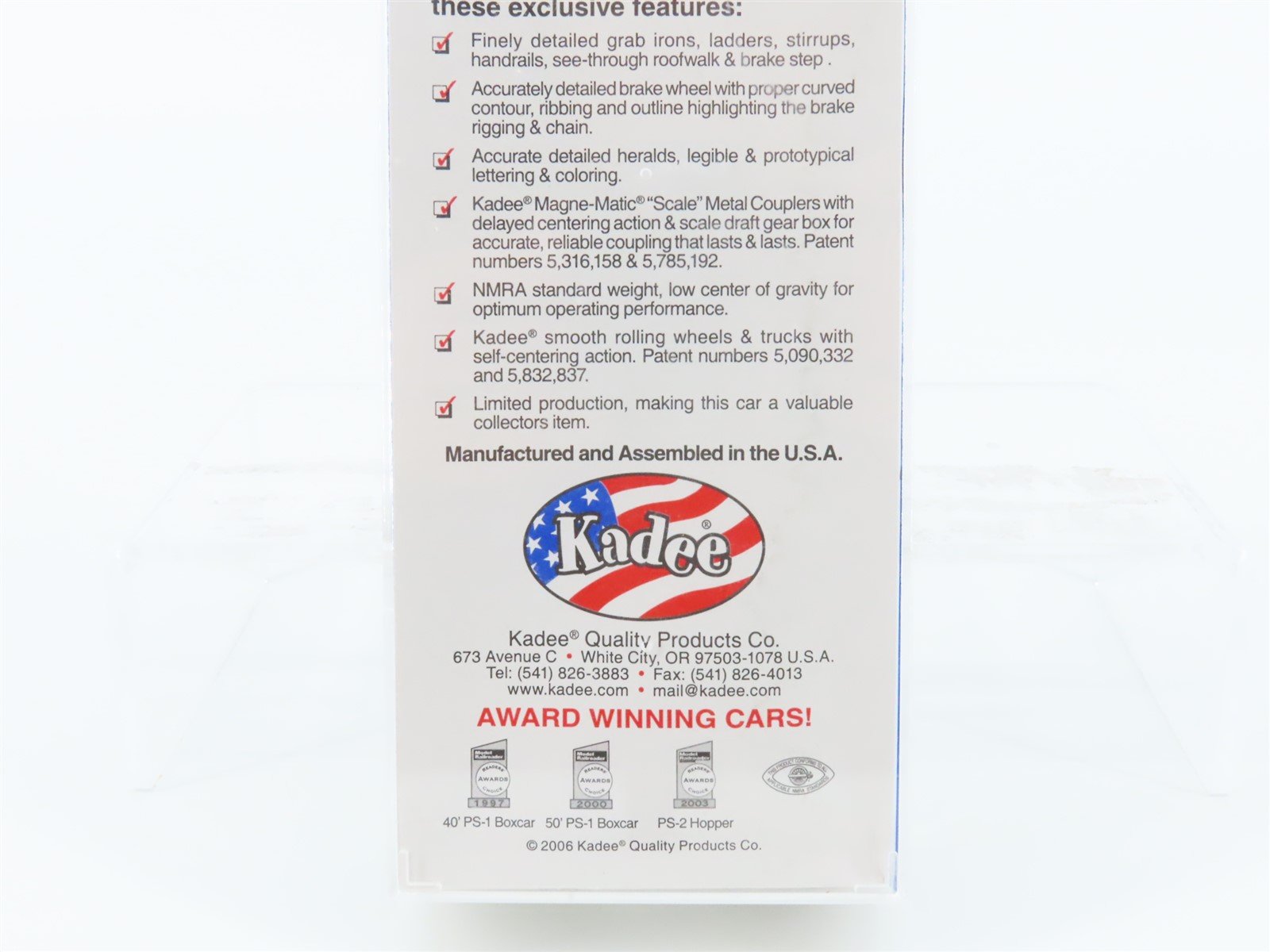 HO Scale Kadee 8627 NH New Haven Covered 2-Bay Hopper Car #117018 Sealed