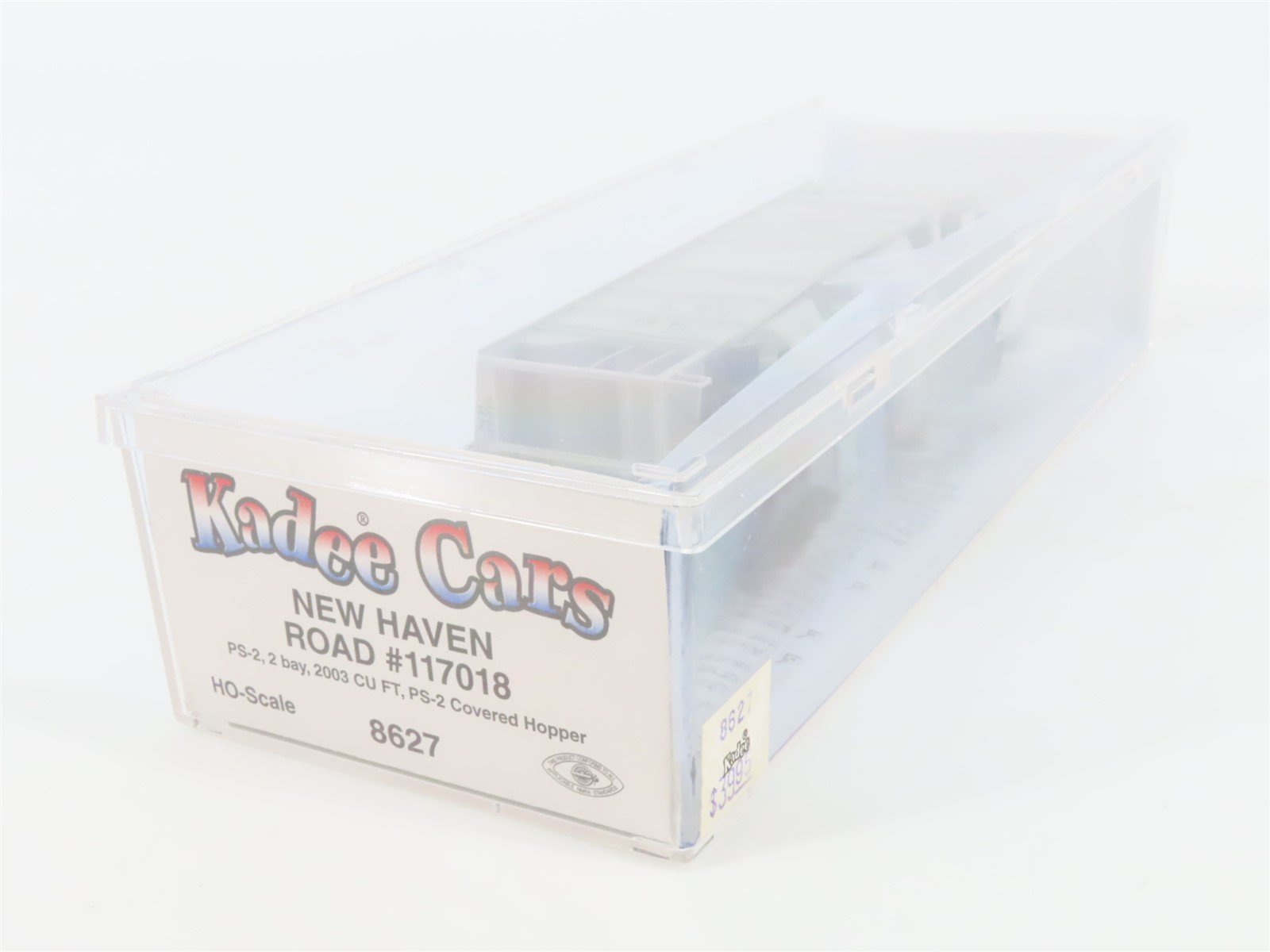 HO Scale Kadee 8627 NH New Haven Covered 2-Bay Hopper Car #117018 Sealed