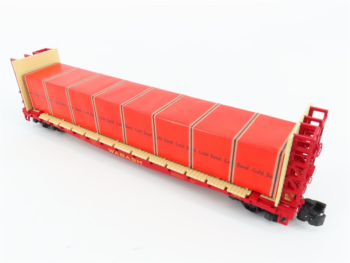 S Scale S-Helper Service Showcase Line 00166 WAB Wabash Flat Car #181 w/ Load