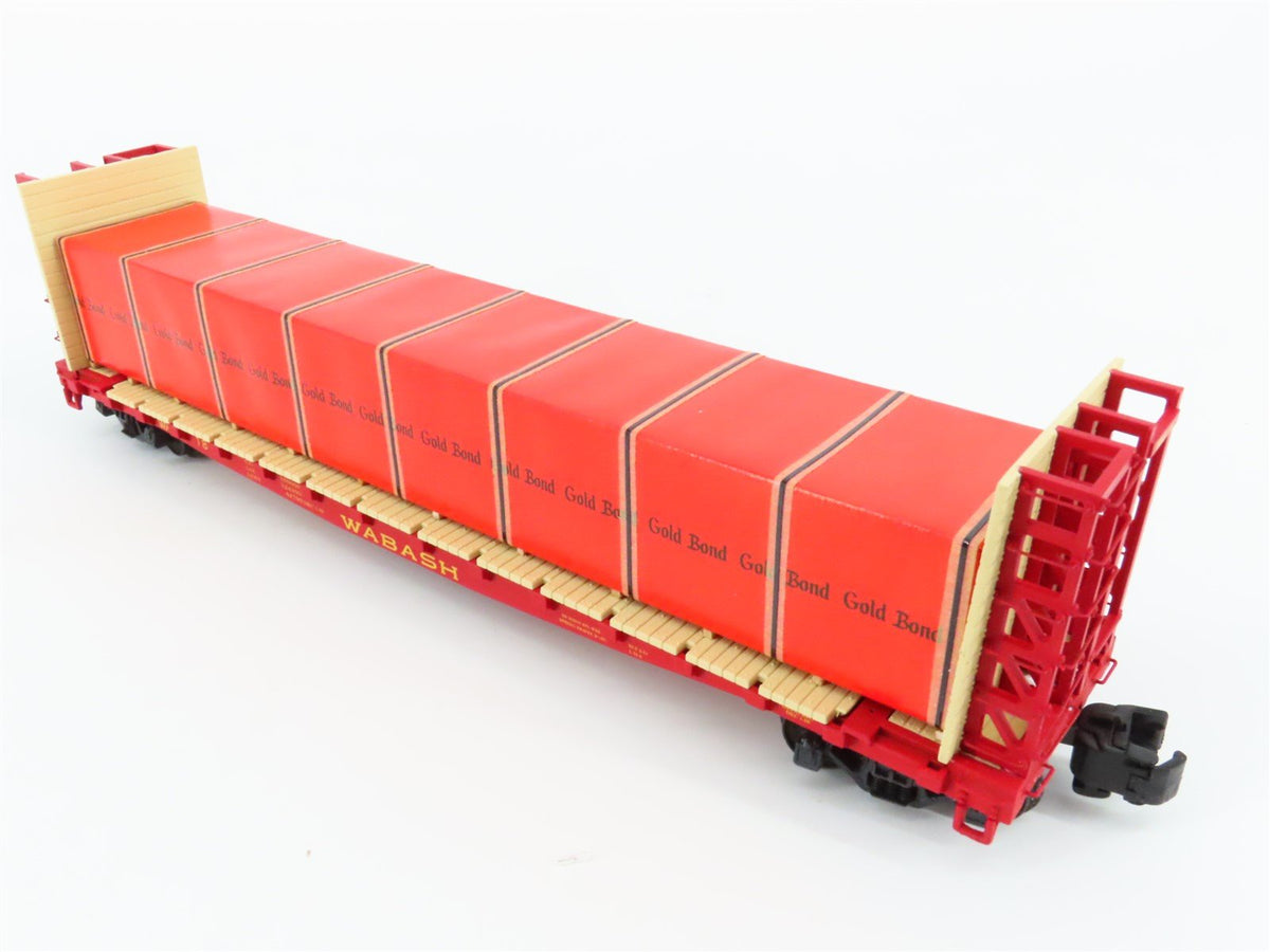 S Scale S-Helper Service Showcase Line 00166 WAB Wabash Flat Car #181 w/ Load