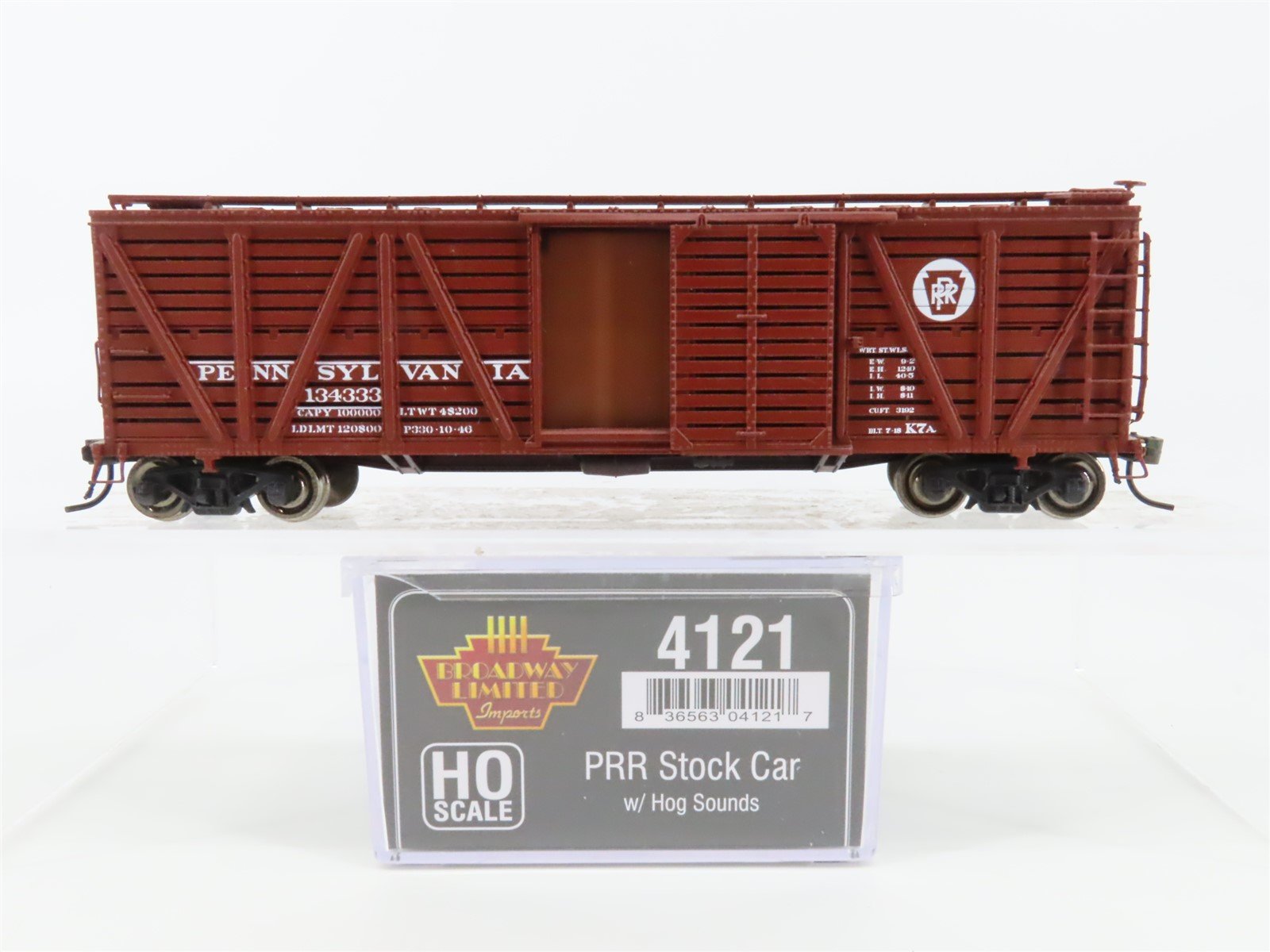 HO Scale Broadway Limited BLI 4121 PRR Pennsylvania Stock Car #134333 w/ Sound