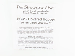 S Scale S-Helper Service Showcase Line 00006 BM Railroad 2-Bay Hopper #5541