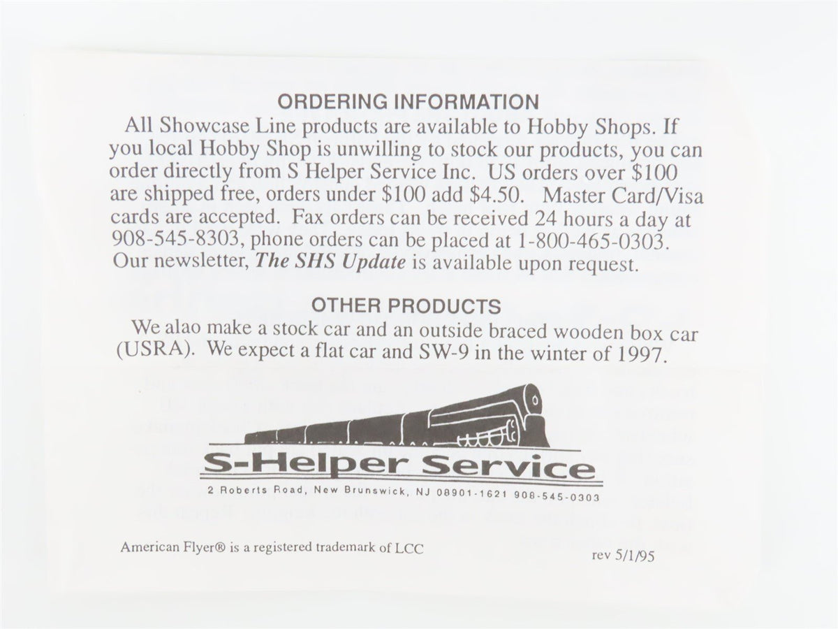 S Scale S-Helper Service Showcase Line 00082 BKTY Katy 2-Bay Hopper #1333