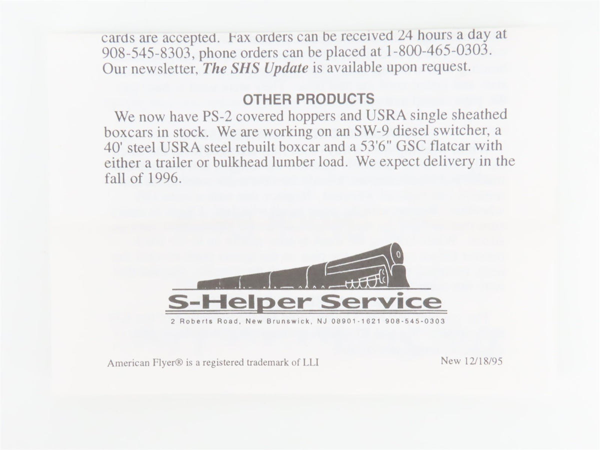 S Scale S-Helper Service Showcase Line 00053 CNW Railroad Stock Car #14201