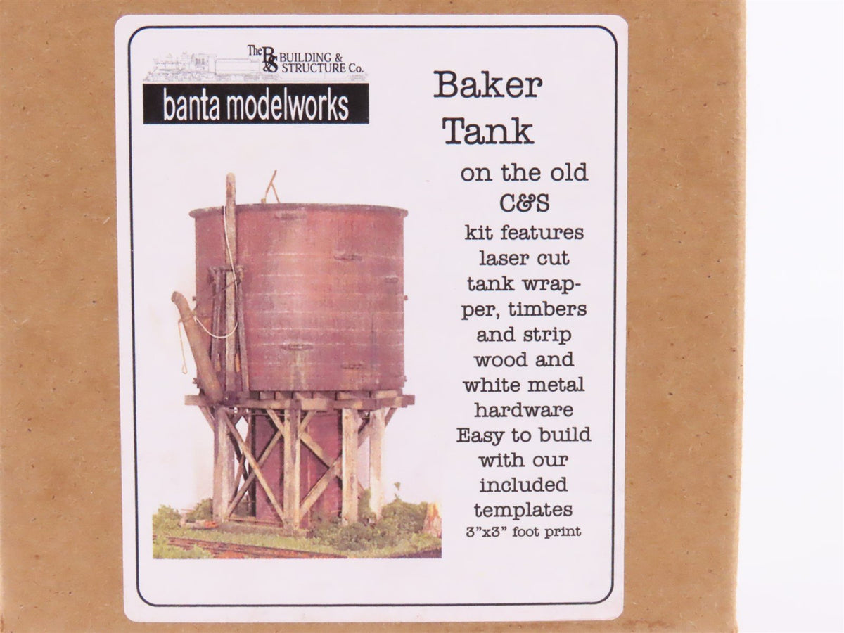 HO 1/87 Scale Banta Modelworks Kit #bmw-128 Baker Tank on the old C&amp;S