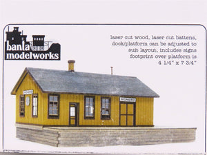 HO 1/87 Scale Banta Modelworks Kit #2137 Monero Depot